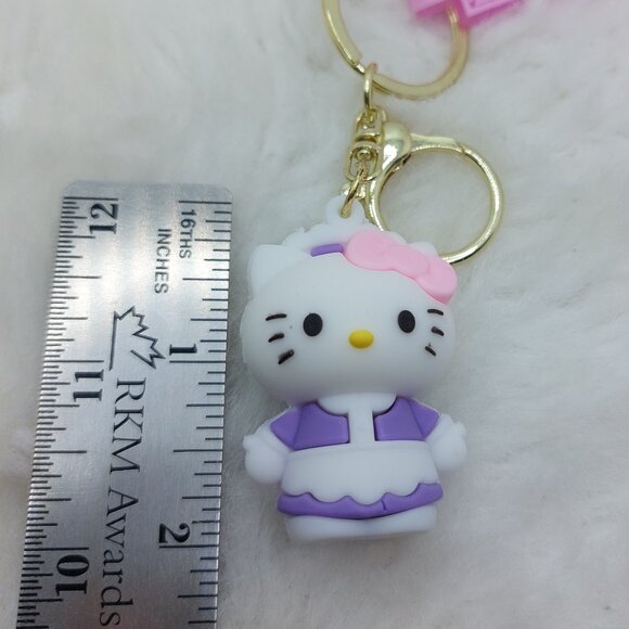 2/$25 Hello Kitty keychai wrist strap lanyard with "The sunshine Unicorn" - Picture 4 of 6